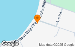 Google Map of O'Malleys Bar & Kitchen+612+Marine+Parade,+Eastbourne,+Lower+Hutt+5013,+New+Zealand